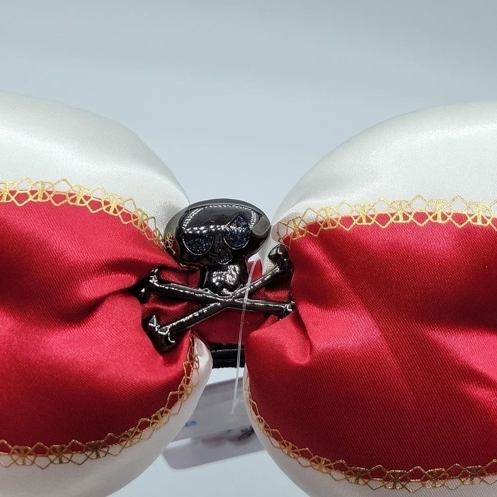 Disney Shanghai Faux Leather Pirate Minnie Mouse Ears
